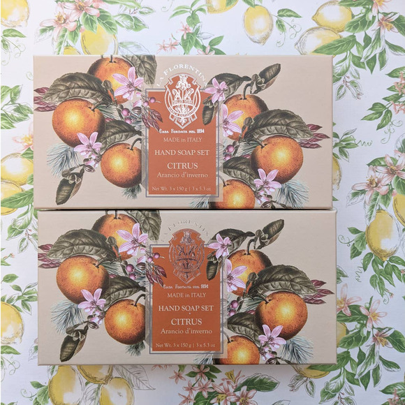 La Florentina Other - 2 La Florentina Winter Orange Hand Soap Set